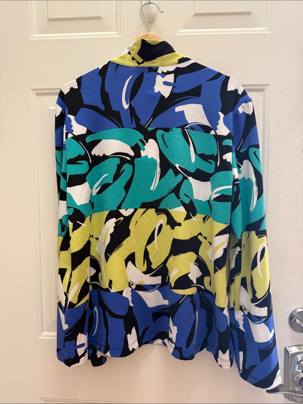 Joseph Ribkoff Abstract Colorblock Jacket i - Picture 6 of 6